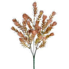 Imagem de BUQUÊ DECORATIVO DE GRAMA AMARELO OUTONO DE PLÁSTICO MOLDÁVEL 32X12X12CM - GRILLO - Grillo Ltda