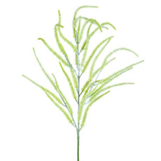 Imagem de HASTE DECORATIVA DE CATTAIL VERDE CLARO DE PLÁSTICO MOLDÁVEL 75X15X15CM - GRILLO - Grillo Ltda