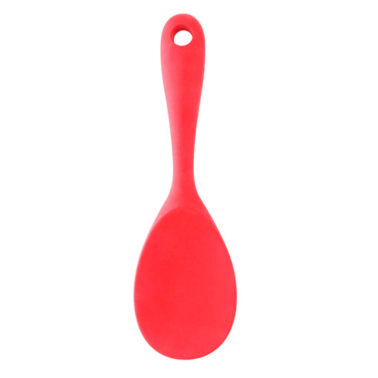 Imagem COLHER DE ARROZ DE SILICONE VERMELHA 22,5CM X 6,5CM - LYOR