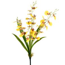 Imagem de HASTE DECORATIVA DE ORQUÍDEA CHUVA DE OURO AMARELA DE PLÁSTICO MOLDÁVEL - GRILLO - Grillo Ltda