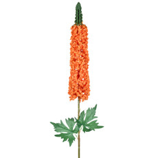 Imagem de HASTE DECORATIVA DELFINIUM LARANJA DE PLÁSTICO MOLDÁVEL 105X23X8CM - GRILLO - Grillo Ltda