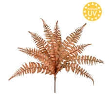 Imagem de BUQUÊ DECORATIVO DE SAMAMBAIA MARROM OUTONADA DE PLÁSTICO MOLDÁVEL - GRILLO - Grillo Ltda