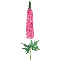 Imagem de HASTE DECORATIVA DELFINIUM ROSA ESCURO DE PLÁSTICO MOLDÁVEL 105X23X8CM - GRILLO - Grillo Ltda