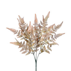 Imagem de BUQUÊ DECORATIVO DE SAMAMBAIA SILVESTRE AMARELO OUTONO DE PLÁSTICO MOLDÁVEL - GRILLO - Grillo Ltda