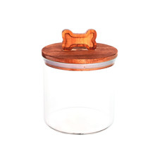 Imagem de POTE DE VIDRO BOROSOLICATO 1200ML COM TAMPA HERMÉTICA DE ACÁCIA 15X13X13CM - TUUT - Yangzi Brasil Corporation S A 