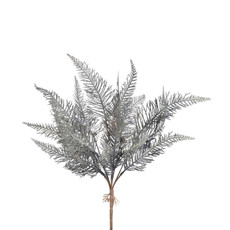 Imagem de BUQUÊ DECORATIVO DE SAMAMBAIA LAVANDA OUTONO DE PLÁSTICO MOLDÁVEL 43X25CM - GRILLO - Grillo Ltda