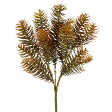 Imagem de BUQUÊ DECORATIVO DE PINHO VERDE OUTONO DE PLÁSTICO MOLDÁVEL 39X19X19CM - GRILLO - Grillo Ltda