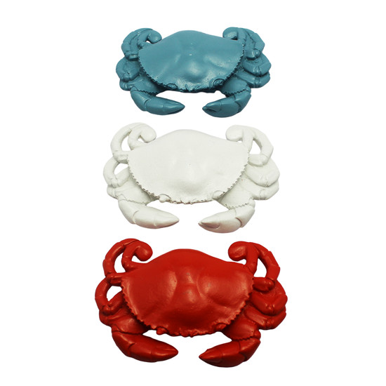 Imagem TRIO DE CARANGUEJOS DECORATIVOS DE RESINA - ENTRE MARES