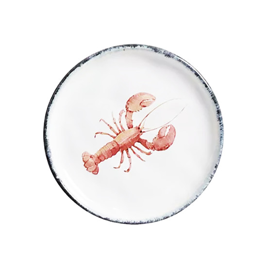 Imagem CONJUNTO 6 PRATOS PARA PÃO ATLÂTICA DE CERÂMICA 1,5X15,5X15,5CM - SCALLA CERÂMICA