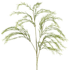 Imagem de HASTE DECORATIVA DE CAPIM VERDE DE PLÁSTICO MOLDÁVEL 116X30CM - GRILLO - Grillo Ltda