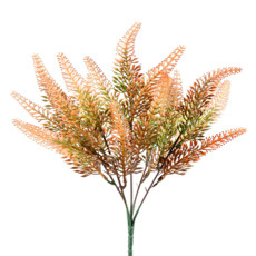 Imagem de BUQUÊ DE FOLHAS DE TRIGO MARROM DE PLÁSTICO MOLDÁVEL 36X20CM - GRILLO - Grillo Ltda