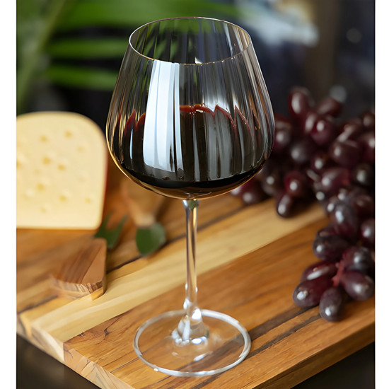 Imagem JOGO DE TAÇA PARA VINHO DE CRITAL ECOLOGICO 6 UNIDADES DE 640ML - WOLFF 