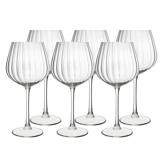 Imagem JOGO DE TAÇA PARA VINHO DE CRITAL ECOLOGICO 6 UNIDADES DE 640ML - WOLFF 