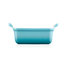 Imagem de TRAVESSA RETANGULAR HERITAGE AZUL CARIBE DE CERÂMICA 8X24,7X15CM - LE CREUSET - Le Creuset Do Brasil 