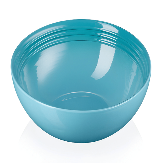 Imagem BOWL VANCOUVER 2,2L REDONDO DE SERVIR AZUL CARIBE DE CERÂMICA - LE CREUSET