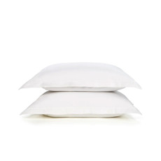 Imagem de JOGO 2 FRONHAS 300 FIOS CETIM 100% ALGODÃO EGÍPCIO GALIENO BRANCO - TRUSSARDI - Karsten S.A 