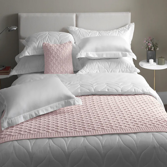 Imagem JOGO 2 FRONHAS 300 FIOS CETIM 100% ALGODÃO EGÍPCIO GALIENO BRANCO - TRUSSARDI