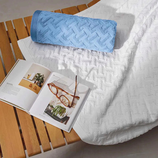 Imagem TOALHA DE PRAIA BELLA RIVA 100% ALGODÃO 80CM X 1,60M - TRUSSARDI