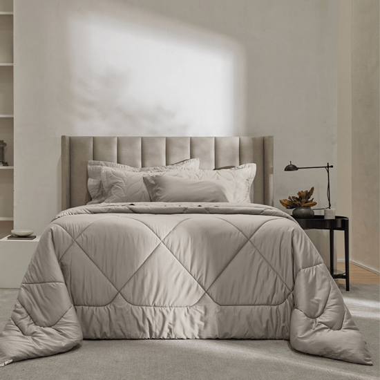 Imagem EDREDOM QUEEN 300 FIOS 100% ALGODÃO EGÍPCIO GRASSO MARMO - TRUSSARDI