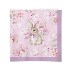 Imagem de GUARDANAPOS DE PAPEL COELHA DA PÁSCOA 20 FOLHAS 32,5X32,5CM - CROMUS - Cromus Embalagens Ind E Com Ltda