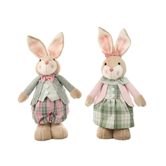 Imagem COELHA/COELHO DA PÁSCOA DECORATIVA DE POLIÉSTER COR SORTIDA - CROMUS