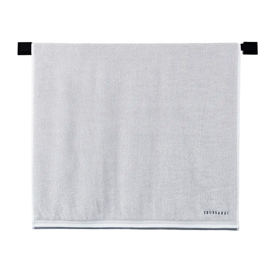 Imagem TOALHA BANHÃO DE ALGODÃO MONTELLO GELO 86X160CM - TRUSSARDI