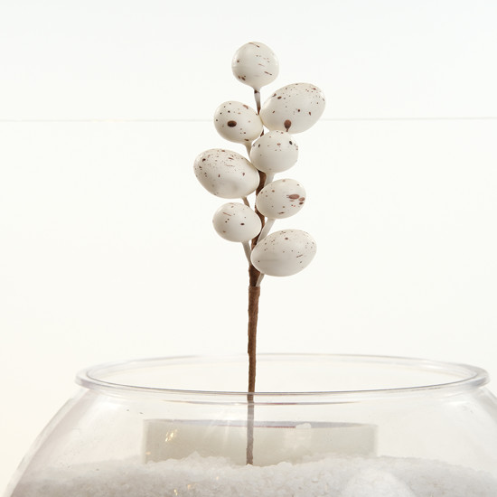 Imagem HASTE DECORATIVA DE ÓVOS DE PÁSCOA ROSA DE PLÁSTICO 34X8X5CM - CROMUS