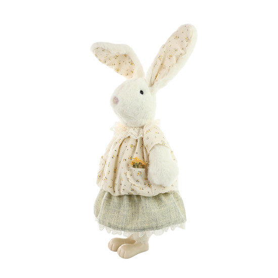Imagem COELHA DA PÁSCOA DECORATIVA DE POLIÉSTER 50X25X16CM - CROMUS
