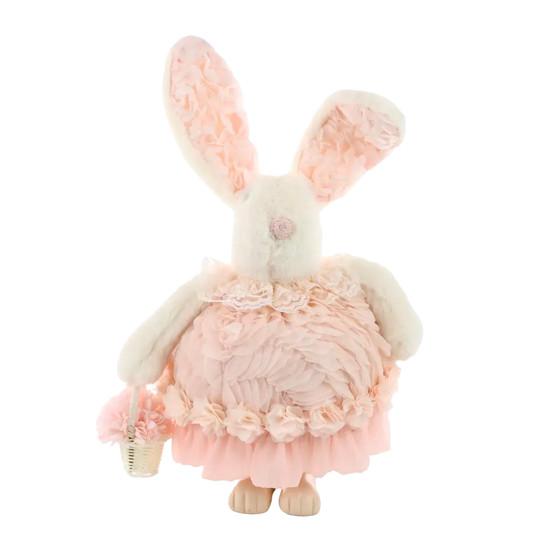 Imagem COELHA DECORATIVA DE POLIÉSTER 39X26X18CM - CROMUS