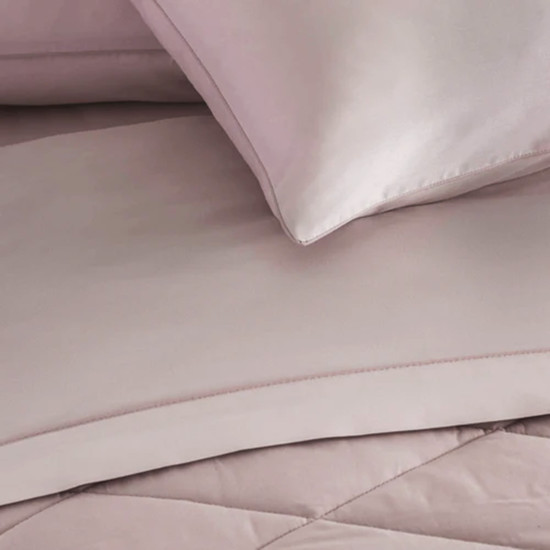 Imagem JOGO CAMA BUDDEMEYER SOLTEIRO BASIC PERCALLE 180 FIOS ROSA 3 PEÇAS 