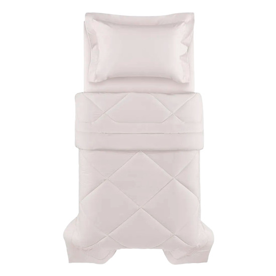 Imagem EDREDOM SOLTEIRO 200 FIOS PERCAL 100% ALGODÃO COLORE BRANCO - TRUSSARDI