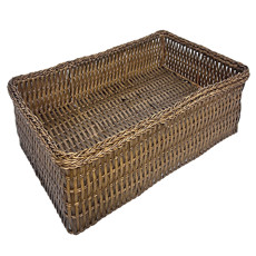 Imagem de BANDEJA CARAMELO FLUTUANTE RETANGULAR EM FIBRA SINTÉTICA 15X67X42CM - ENTRECASA - Inverno Verao Comercio De Modas E Decoracao Eireli