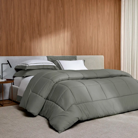 Imagem EDREDOM QUEEN 200 FIOS 100% ALGODÃO VINCI METALLO - TRUSSARDI