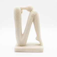Imagem de ESCULTURA PONTA DE PE EM MARMORE COM BASE  - Inverno Verao Comercio De Modas E Decoracao Eireli