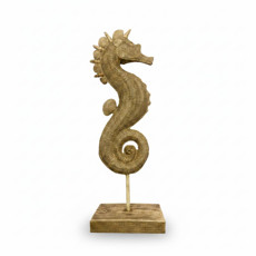 Imagem de ESCULTURA CAVALO MARINHO EM RESINA GRANDE - Inverno Verao Comercio De Modas E Decoracao Eireli