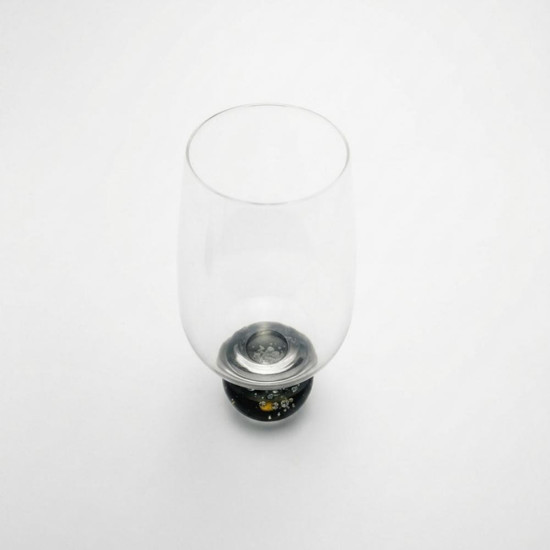 Imagem CONJUNTO DE COPOS BASE ESFERA FUME E TRANSPARENTE 6PCS 