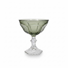 Imagem de TAÇA SEXTAVADA EM ACRÍLICO VERDE TRANSPARENTE PARA SOBREMESA - ENTRECASA - Inverno Verao Comercio De Modas E Decoracao Eireli