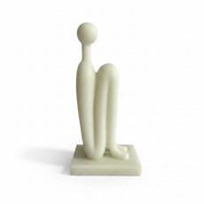 Imagem de ESCULTURA AGACHADO EM MARMORE - Inverno Verao Comercio De Modas E Decoracao Eireli