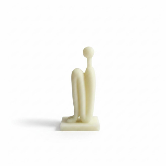 Imagem ESCULTURA AGACHADO EM MARMORE