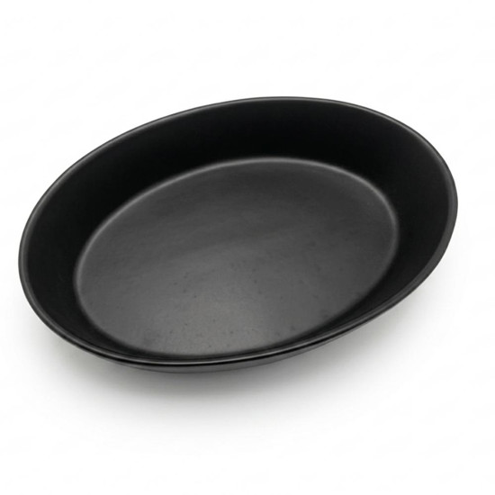 Imagem ASSADEIRA GOURMET OVAL BLACK DE CERÂMICA 7X32X21,5CM - JOMAFE