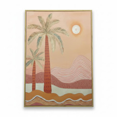 Imagem de QUADRO MDF CARNAUBA D2 50X70CM - Yangzi Brasil Corporation S A 