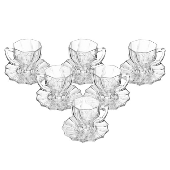 Imagem CONJUNTO 6 XICARAS DE CHA COM PIRES TWIST 190ML VI