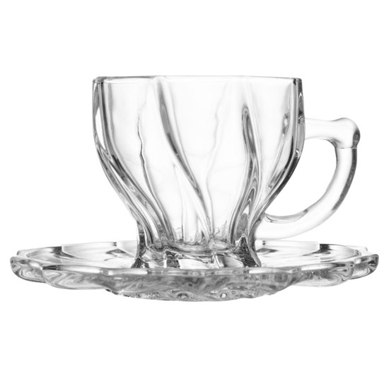 Imagem CONJUNTO 6 XICARAS DE CHA COM PIRES TWIST 190ML VI