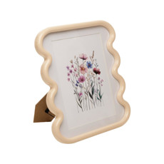 Imagem de PORTA-RETRATO ONDELLE 10CMX15CM CREME MDF - Rojemac Impotacao E Exportacao Ltda
