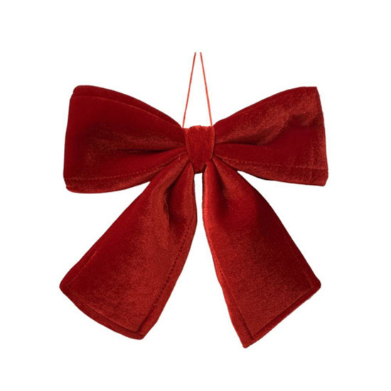 Imagem LACO ARAMADO VELUDO 30X35CM VERMELHO