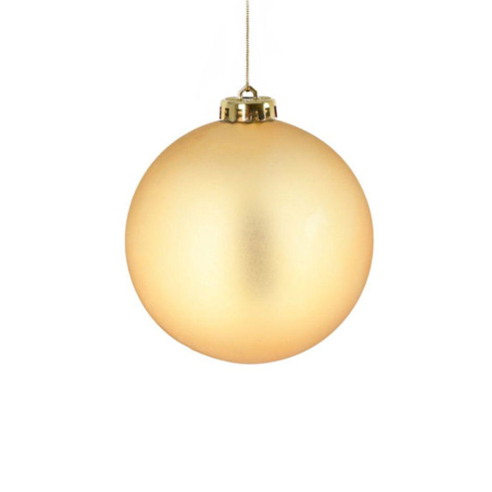 Imagem BOLA NATALINA FOSCA 12CM DOURADO