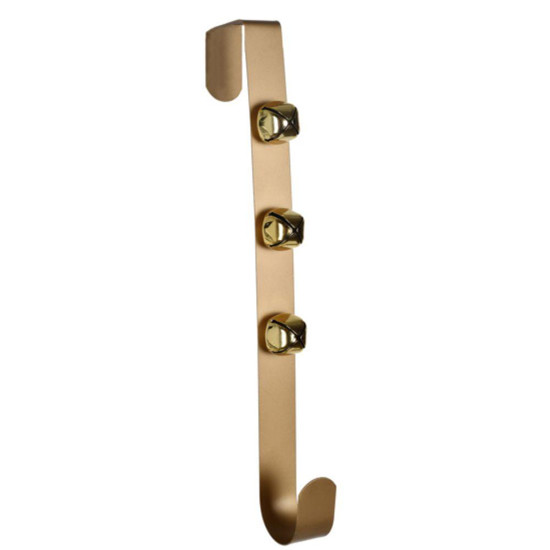 Imagem SUPORTE DE GUIRLANDA METAL 3X34CM DOURADO