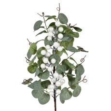 Imagem de HASTE EUCALIPTO BERRY 50CM PEROLA - Grillo Ltda