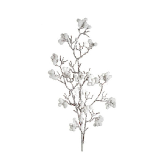 Imagem HASTE BERRY CRISTAL 63CM BRANCO