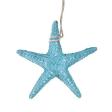 Imagem de ENFEITE PENDENTE ESTRELA 13CM AZUL CLARO - Grillo Ltda